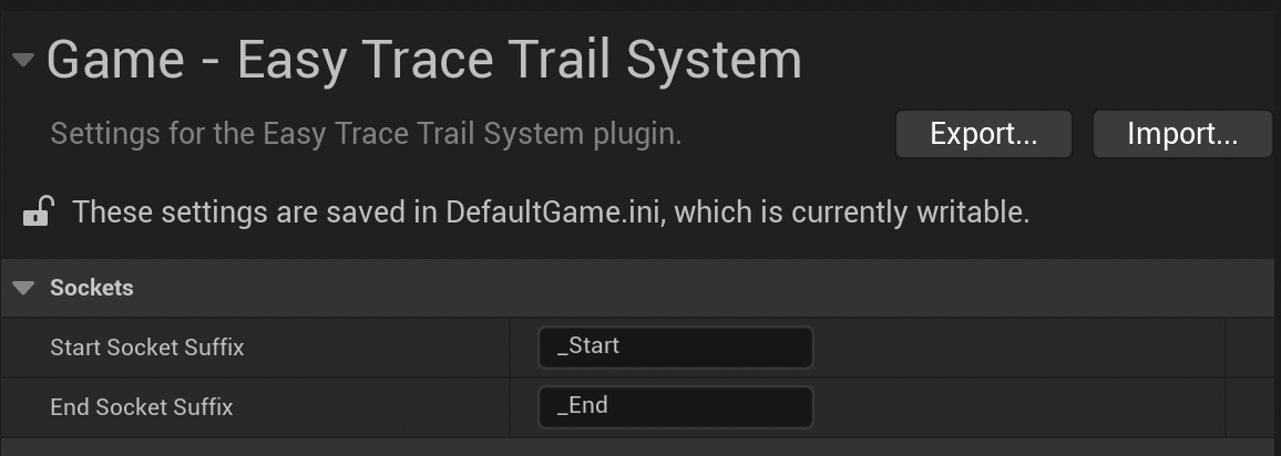 Suffix Customization