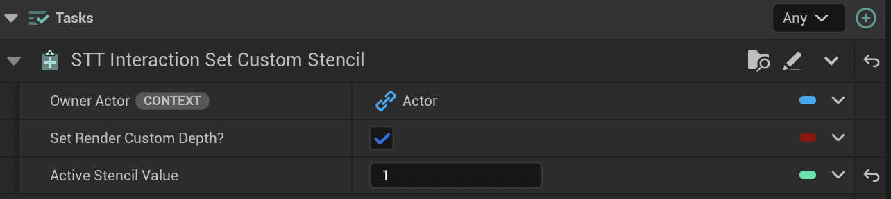 Set Custom Depth Data View